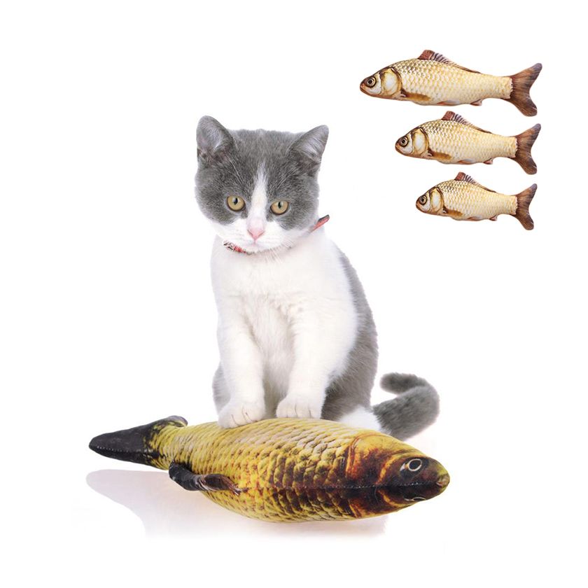 PELUCHE PEZ CARPA CON CATNIP - Imagen 2