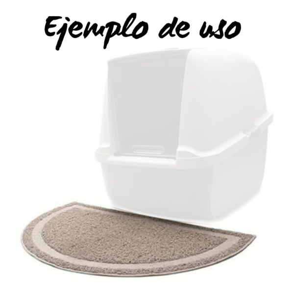 CATIT ALFOMBRA SEMICIRCULAR PARA BAÑOS SANITARIOS - Imagen 4