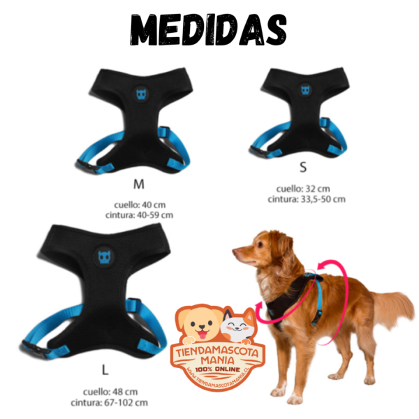 Arnés Air Mesh Plus Modelo Phantom Zeedog® - Imagen 4