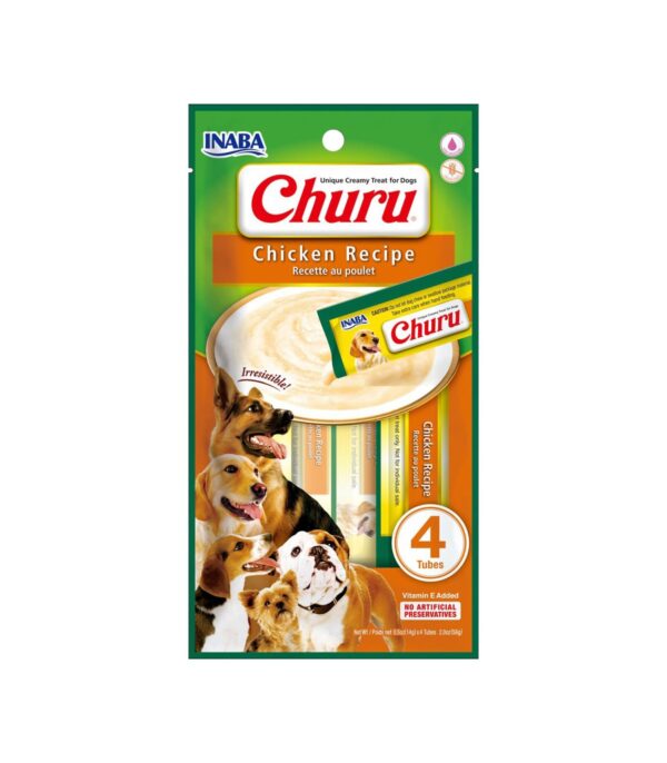 Inaba | Churu® for Dog Pollo 4 tubos