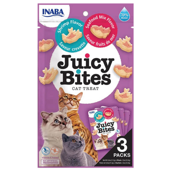 Juicy Bites INABA Sabor Mix oceánico