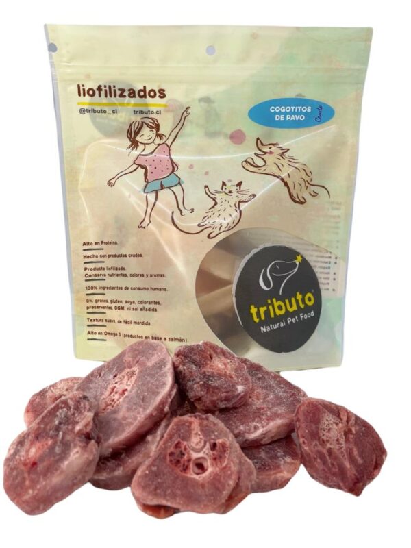 Snacks Barf Liofilizado Cogotitos de Pavo 100gr