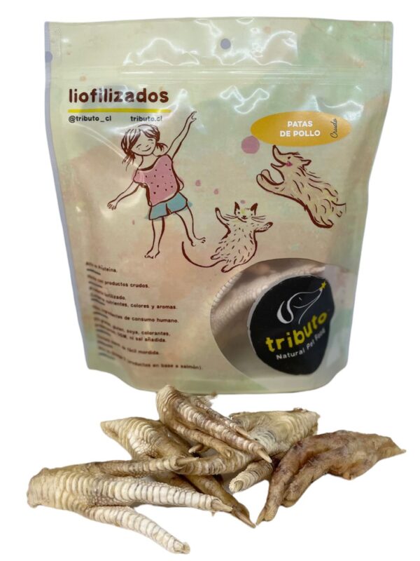 Snacks Barf Liofilizado Patas de pollo