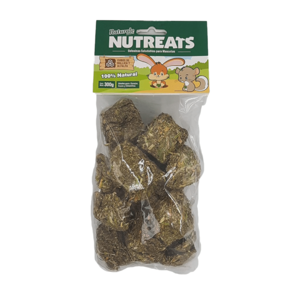 Cubos de Ballica y Alfalfa – Naturale for Pets 300 GR