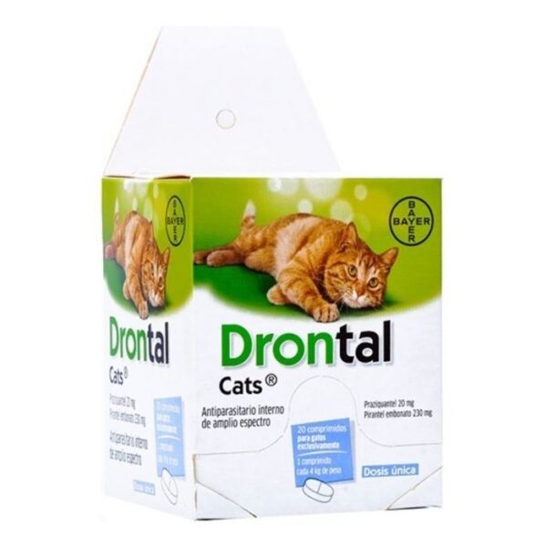 Drontal Antiparasitario gatos 1 comprimido (formato clínico)