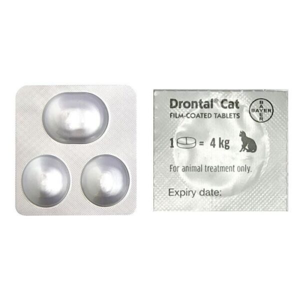 Drontal Antiparasitario gatos 1 comprimido (formato clínico) - Imagen 2