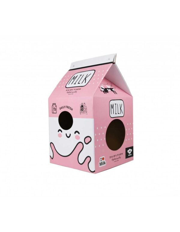 Rascador Diseño caja de Leche Rosada - Brnx - Imagen 4