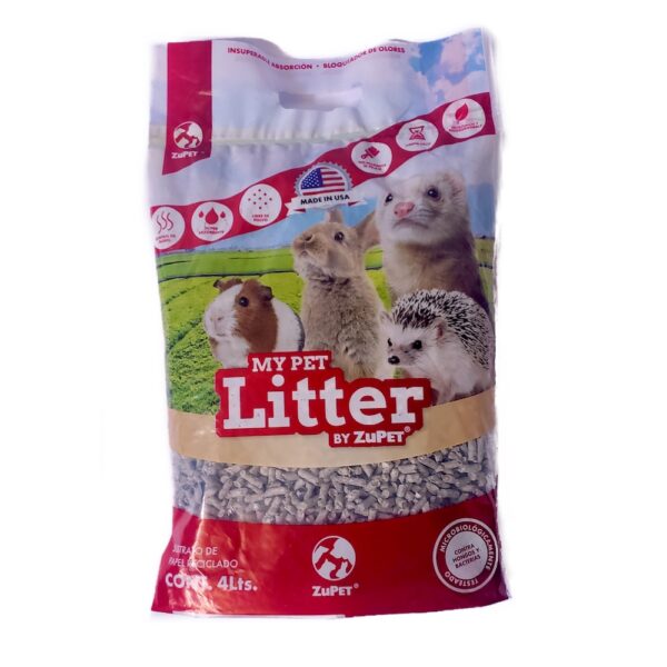My Pet Litter - Sustrato de Papel Reciclado 1.3 kg (4Lt)