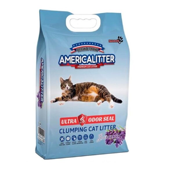 Arena Aglutinante America Litter Lavanda 15 kilos