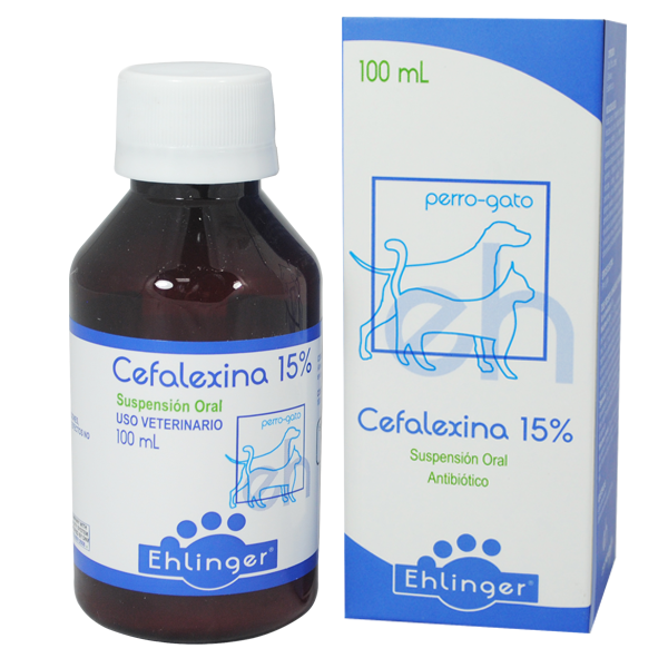 Cefalexina 15% 100 mL - Suspensión Oral
