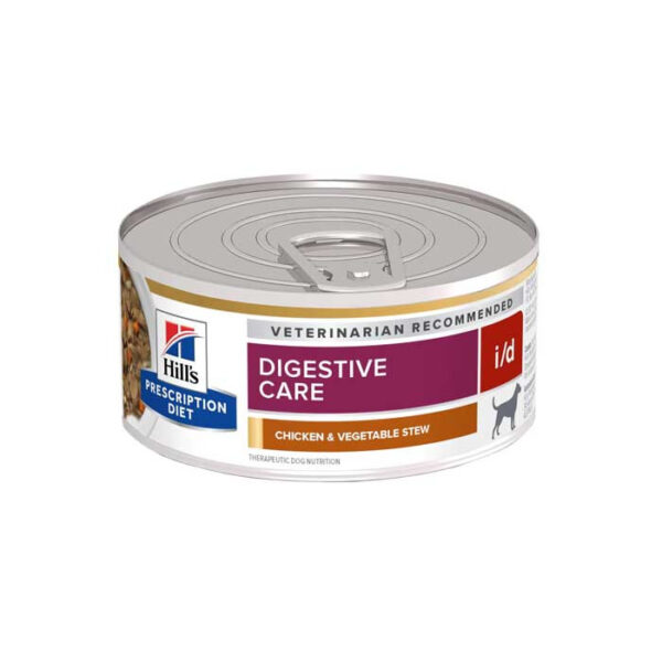 Hill's I/d Alimento Humedo Digestive care Estofado de Pollo y Vegetales Canino 156 grs