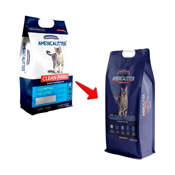 Arena Aglutinante America Litter Clean Paws 15 kilos