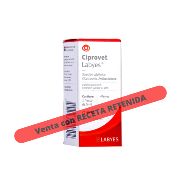 Ciprovet- Colirio (Cirpofloxacino/Condroitin sulfato) 5 ml