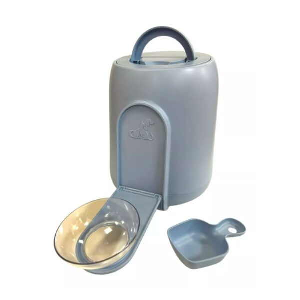 Contenedor de Alimento 5 kilos con Plato - Imagen 4