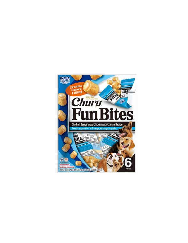 Inaba - Churu Fun Bites Pollo con queso para perros