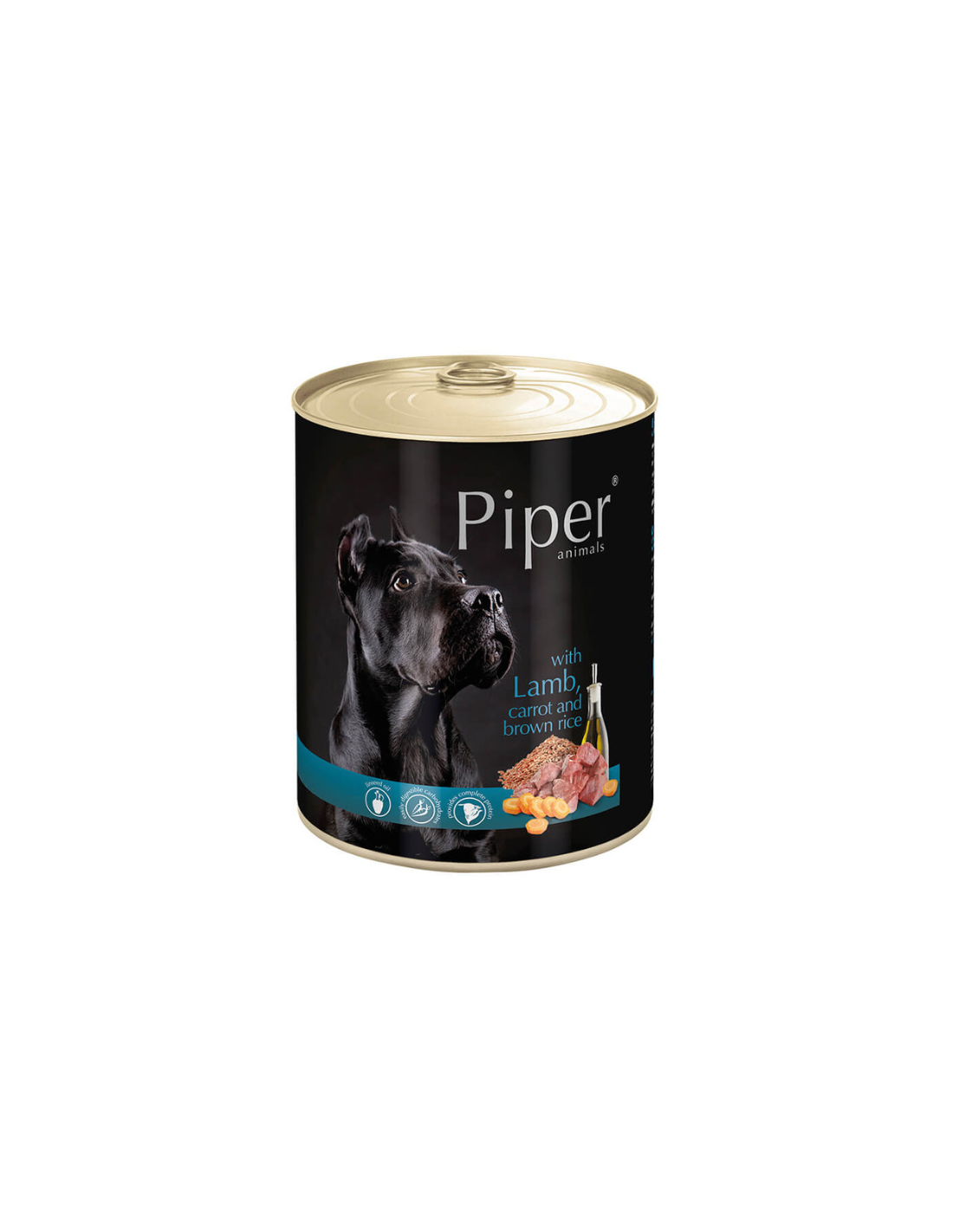 Piper lamb, carrot and brown rice (Cordero) 800 gr