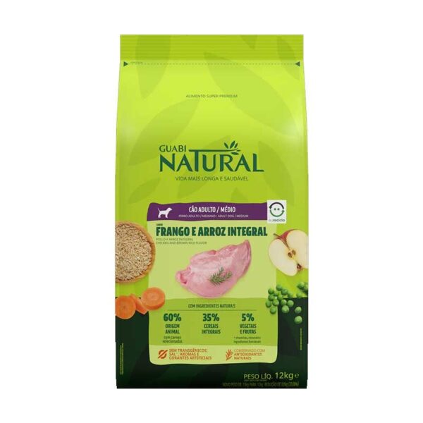 Guabi Natural –Pollo Adulto Razas Mediana 12 kg