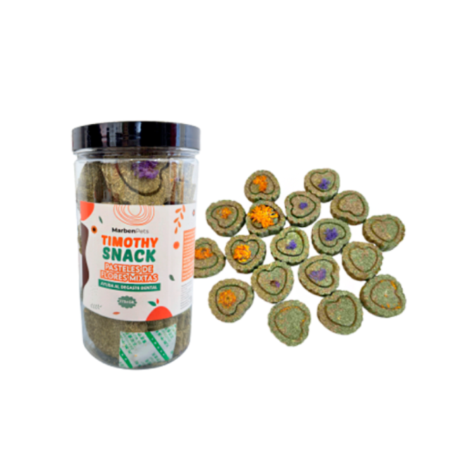 SNACK PASTELES DE FLORES MIXTAS 200 GRS