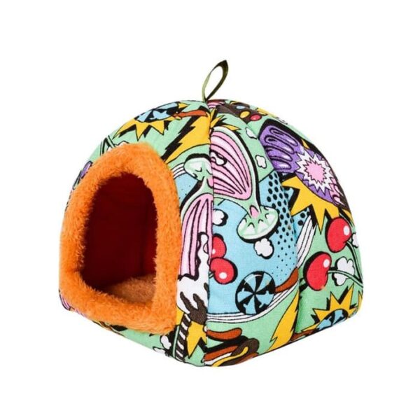 Casa estilo yurt para pequeñas mascotas