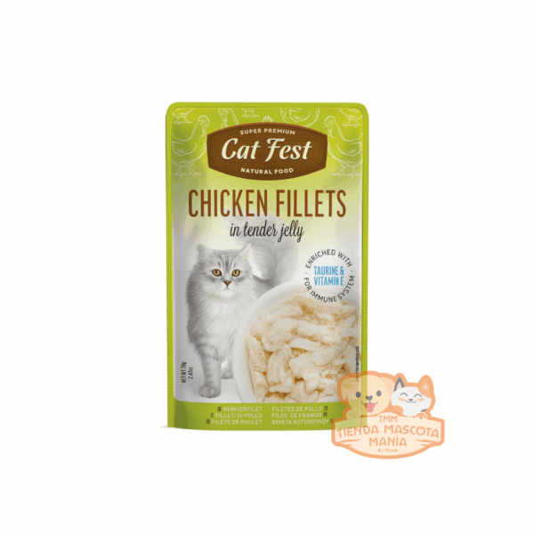 Catfest pouch Chicken fillets 70 gr