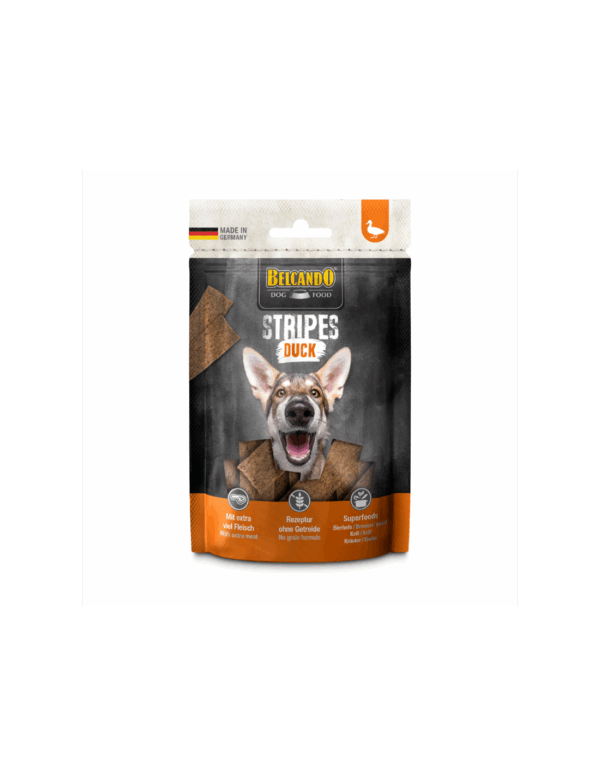 BELCANDO SNACKS STRIPES PATO 70 GR