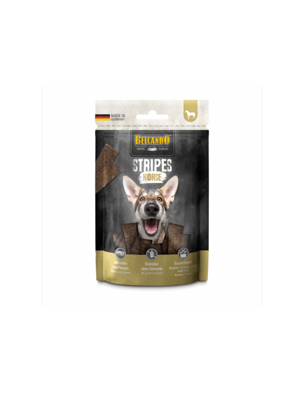 BELCANDO SNACKS STRIPES CABALLO 70 GR