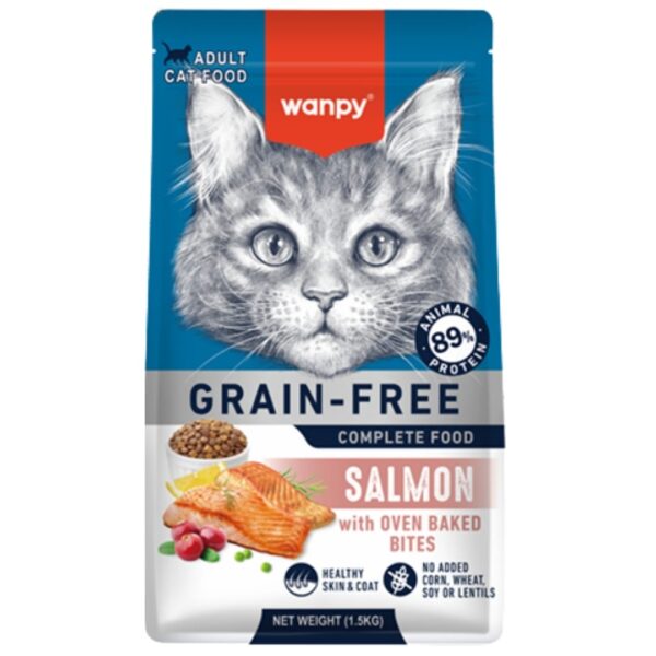 Wanpy Gato Adulto Salmon 1,5 kg